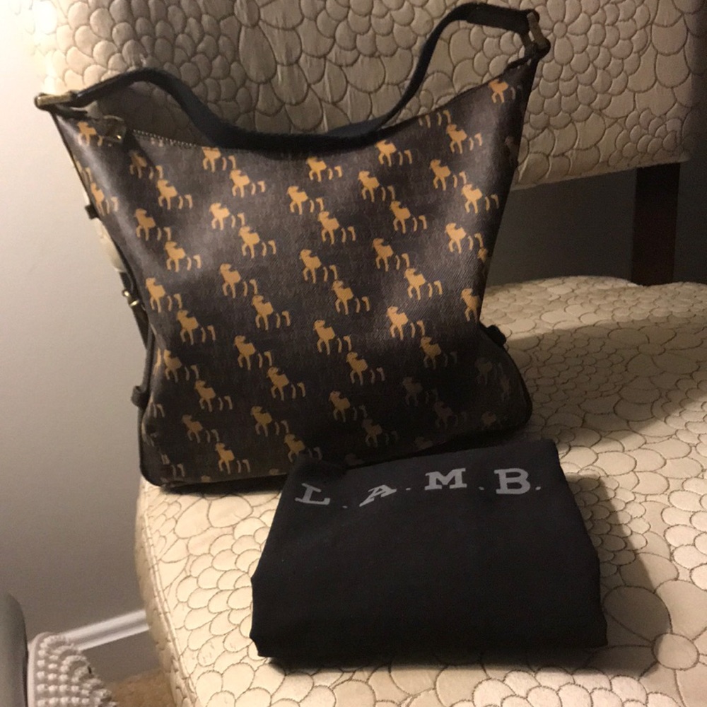 LAMB purse with fabric bag
